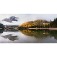 thumbnail image 2 of Krivec, Ales 24x15 White Modern Wood Framed Museum Art Print Titled - Lake Braies, 2 of 4