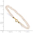 thumbnail image 4 of 14K Yellow Gold Madi K White Fwc Pearl 15 Necklace, Earrings & 5.5 Bracelet 3Pc Set Made In United States se2385, 4 of 5