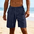 thumbnail image 6 of SOOMLON Mens Gym Shorts Big and Tall Cargo Shorts with Back Pockets Elastic Waist Gym Shorts Outdoor Bermuda Shorts, 6 of 7