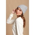 thumbnail image 5 of 100% Organic Cotton Knitted Beanie (Size: S/M | Color: Melange Blue), 5 of 5