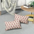 thumbnail image 6 of Christmas Tree Pillow Covers 18x18 Set of 2 Red Xmas Rustic Style Winter Print Decorative Outdoor Pillowcases Farmhouse Vintage Holiday Decorations Throw Cushion Case Decor for Couch Sofa Bed, 6 of 6