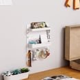 thumbnail image 5 of Bedside Shelf Accessories Organizer, Ngxiha Floating Shelves for Bedside Shelf Wall Mount Self Stick On, Cute Room Decor Aesthetic, Girls Room Decor, Cool Stuff for Bedroom Storage and Organization, 5 of 9