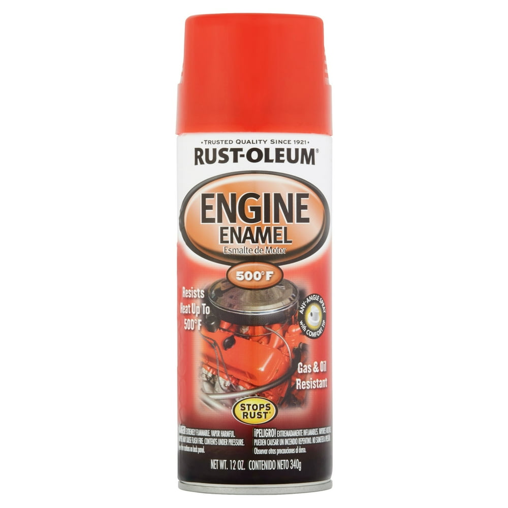 RustOleum Gas & Oil Resistant Engine Enamel, 12 oz