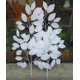 thumbnail image 4 of Una docena de hojas blancas artificiales, Fondo de celebración del Festival de bodas, flor Led de camino para el hogar, flor decorativa Artificial DIY, 4 of 8