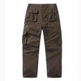 thumbnail image 6 of RongHuan Men's Cargo Pants Relaxed Fit Work Pant Casual Comfy Outdoor Hiking Trousers with Multi Pockets, 6 of 6