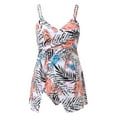 thumbnail image 4 of MKLEKYY Trajes De Baño mujer Natacion Swimdress Swimsuits Women 2024 Tie Knot Swim Dresses Skirt Bathing Suit, 4 of 6