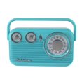 thumbnail image 1 of Radio portátil AM/FM Studebaker SB2003 retro turquesa, 1 of 8