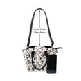 thumbnail image 4 of Lsque French Bulldog3 Pattern Leather Rivet Shoulder Bag – Elegant Genuine Leather & Microfiber PU Crossbody with Detachable Adjustable Strap, 4 of 5