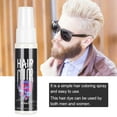 Nonpermanent Temporary Hair Colour, Hair Dye Spray, Unisex For Parties Events White
