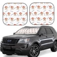 thumbnail image 1 of Vsdgher Corgi With Santa Claus Hat Print Car Windshield Sun Shade, Reflective Sunshade Window Sunshade Sun Visor Protector Fit for Cars,Trucks,SUVs-Small, 1 of 6