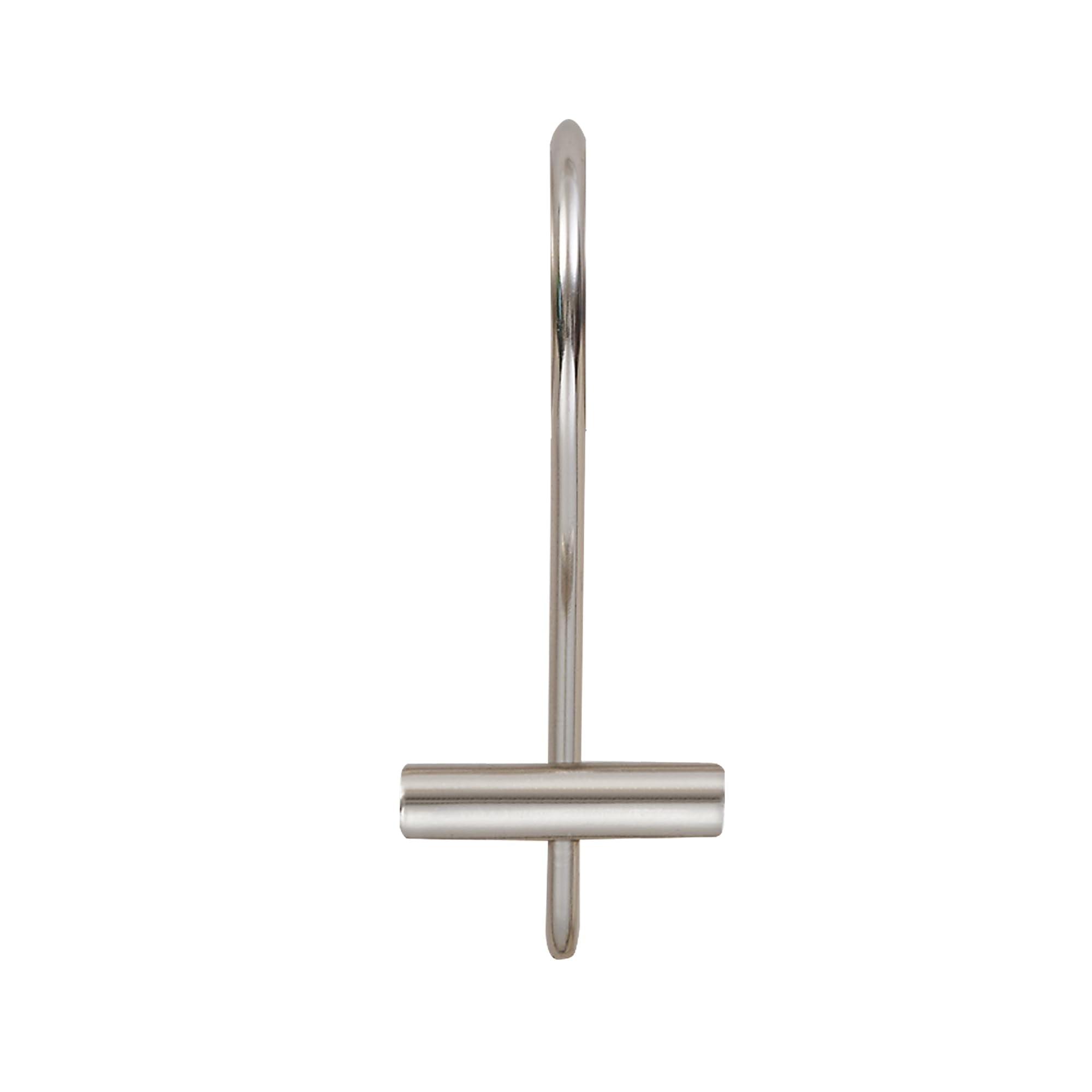 Utopia Alley HK25BN Rust Resistant Shower Curtain Hooks Rings for Bathroom, Brushed Nickel - Set of 12