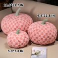 thumbnail image 7 of 5.9*7.8in Halloween Pumpkin Throw Pillows, 3D Pumpkin Shaped Pillow, Cozy Fall Decorations Stuffed Pillows for Thanksgiving Christmas Bedroom Sofa Couch, Pink, 7 of 7