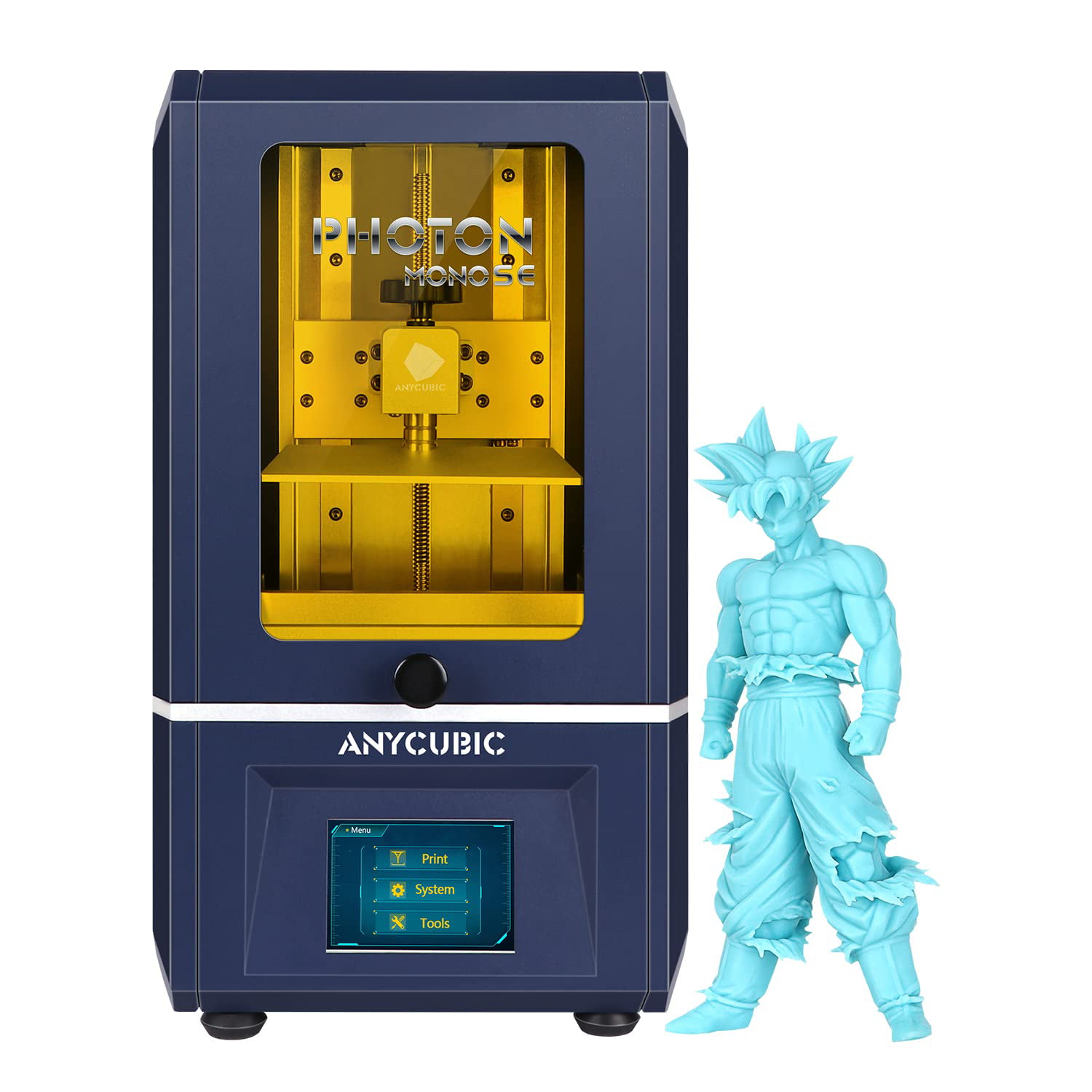 ANYCUBIC Photon Mono SE 3D Printer LCD UV Resin Printer with WiFi APP Control 80mm/h Fast Printing Speed 16-Fold Anti-aliasing Precision and UV Cooling System Print Size 130 x 78 x 160mm