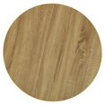 thumbnail image 2 of vidaXL Bistro Table Oak Colour 60 cm MDF and Steel, 2 of 4