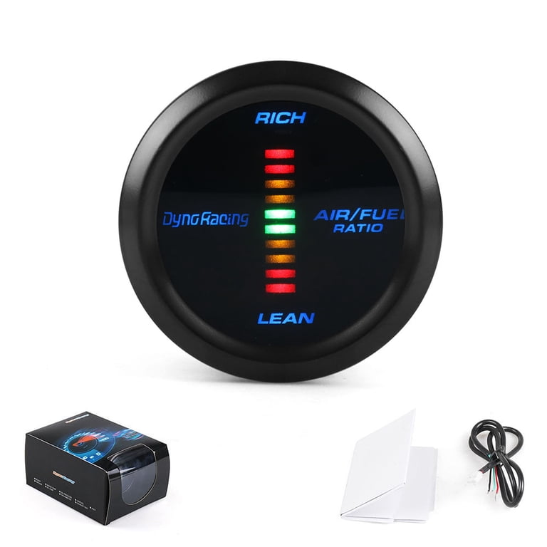 2 52Mm Auto Turbodrukmeter Psi/Bar Vacuüm Water Temp