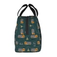 thumbnail image 2 of Lsque Machine Pattern Lunch Bag Women/Men Insulated Lunch Box,Small Leakproof Cooler Food Lunch Containers Reusable High Capacity Lunch Tote Bags, 2 of 6