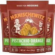 Manischewitz Pistachio Orange Macaroons Kosher For Passover 10 Oz. PK 3.