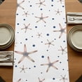 thumbnail image 5 of Table Runners 72 Inches Long Dress Scarves, Starfish Coastal Farmhouse Kitchen/Dining Table Runner, Coffee Tablerunners, Summer Nautical Ocean Sea Modern Art 18x72 Inch, 5 of 9