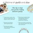 thumbnail image 6 of La Joya Lab Grown Diamond Band Ring for Women | Solid 10K Yellow Gold 1/4 CTTW Diamond Ring | Size 7, 6 of 7