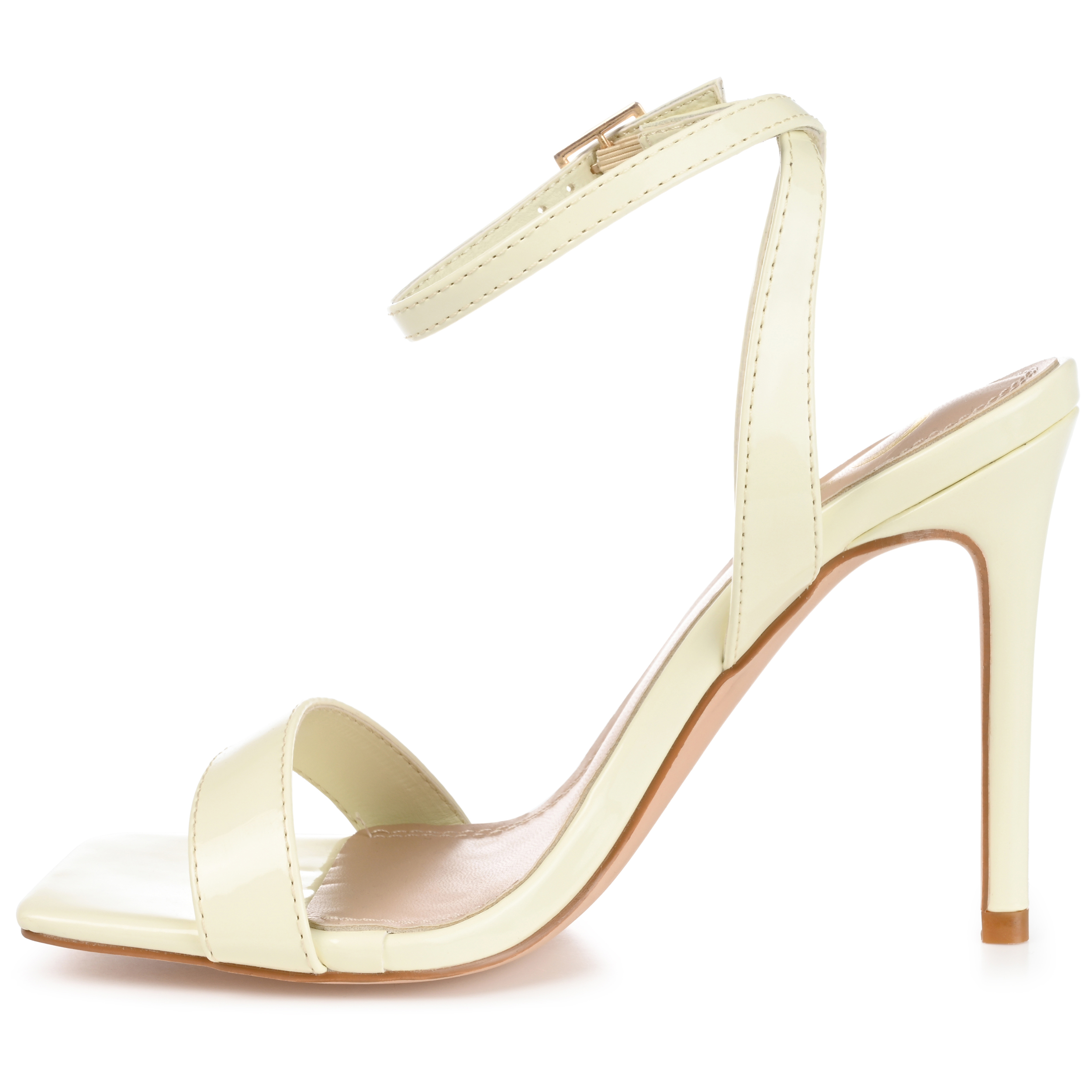 Journee Womens Dorian Open Toe High Stiletto Sandals