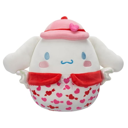 Squishmallows Original Sanrio 8 inch Valentine’s Day Cinnamoroll – Child's Ultra Soft Plush Toy