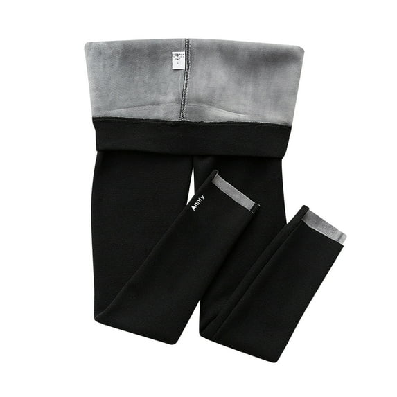 asdoklhq Women's Plus Size Pants,Casual Women Ladies High Waist Keep Warm Long Pants