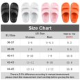 thumbnail image 2 of BadPiggies Clouds Slippers for Women and Men, Non-Slip Double Strap Slides Sandals Open Toe Shower Shoes Cushion Soft, 2 of 8