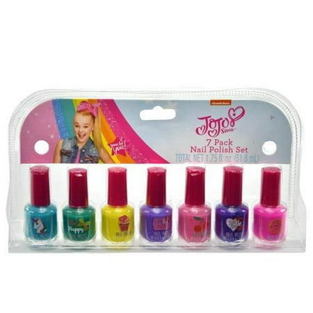 Jojo Siwa 7 Pack Nail Polish Set - Walmart.com