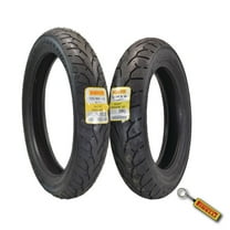 Pirelli Night Dragon Tire Set: 110/90-19 M/C 62H TL Front & Night Dragon GT 130/90B16 M/C 73H REINFTL Rear Cruiser Motorcycle Tires - Superior Traction & Handling w/ Keychain
