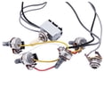 thumbnail image 2 of 2X Guitar Wiring Harness Prewired 2 Volumes 2 Tones 4-500K Pots for LP Guitar, 2 of 3