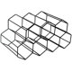 thumbnail image 1 of Rawiri Buruis Botellero de Metal para 9 Botellas, Soporte Independiente para Almacenamiento de Vino en la encimera, Protector de Ahorro de Espacio para Vinos Tintos y Blancos - Negro$ Botellero, 1 of 7