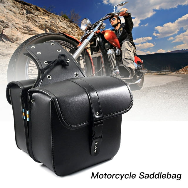 Saddle Bag Pair Side Storage For Honda/Yamaha/Suzuki Large Capacity Motorcycle Bags Saddlebag Tool Pouch Pu