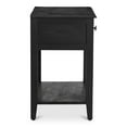thumbnail image 5 of Moe's Home Collection Corrine Nightstand Antique Black Wood Nightstands, 5 of 6