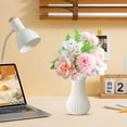thumbnail image 6 of NANDIYNZHI Artificial Flowers,Artificial Peony Small Silk Flowers Fake Peonies Bouquet Rose Flower Arrangement Table Centerpiece for Dining Party Home Decoration, 6 of 8
