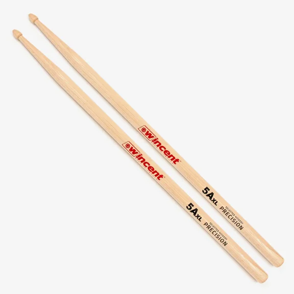 Wincent - W5AXLP - 5A Precision Taper Hickory Acorn Tip Drumsticks