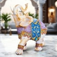 thumbnail image 1 of Accent Collection Elephant Statue, 8" Multicolor Animal Figurine, Sculptures, Coffee Table Decor, Ideal Housewarming Gift, 1 of 6