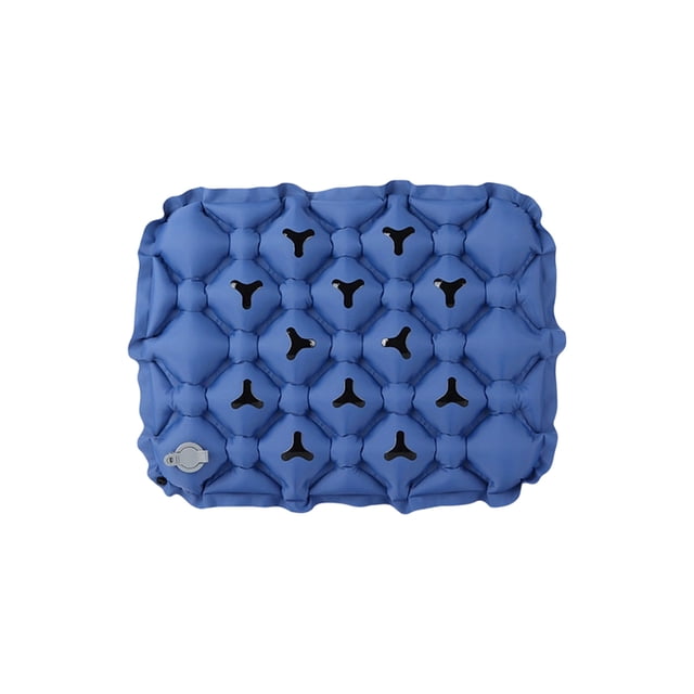 tamizeot Space-saving Lightweight Inflatable Seat Cushion Moisture-proof Mat Inflatable Camping Chair For Traveling Comfort blue