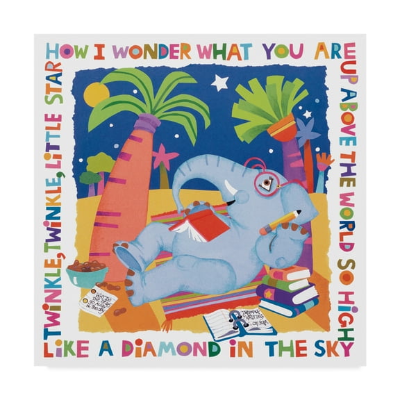 Trademark Fine Art 'Twinkle, Twinkle' Canvas Art by Cheryl Piperberg