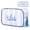 Blue, variant on Xdziklosj Mahjong Tile Bag for 166 American Tiles, Embroidered Zipper Storage Pouch (Case Only) for Game Party Travel Gatherings Blue