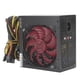 thumbnail image 2 of Fuente de alimentación de PC 350W Accesorios para piezas de ordenador de sobremesa Ventilador rojo Enchufe ajustable de 115/230 VAU, 2 of 10