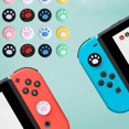 thumbnail image 5 of SHENMO 16 Switch Thumb Grip Covers (Multicolor), Game Grip Covers Silicone Analog Rocker Covers Kawaii Game Grip Covers Replacement Thumb Grip Covers Nintendo Switch&Lite Thumb Grip Co, 5 of 5
