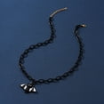 thumbnail image 3 of Jiaroswwei Halloween Necklace Punk Gothic Thick Chain Decorative Adjustable Trick Treats Gift Geometric Halloween Bat Pendant Choker Necklace Fashion Jewelry Party Favors, 3 of 7