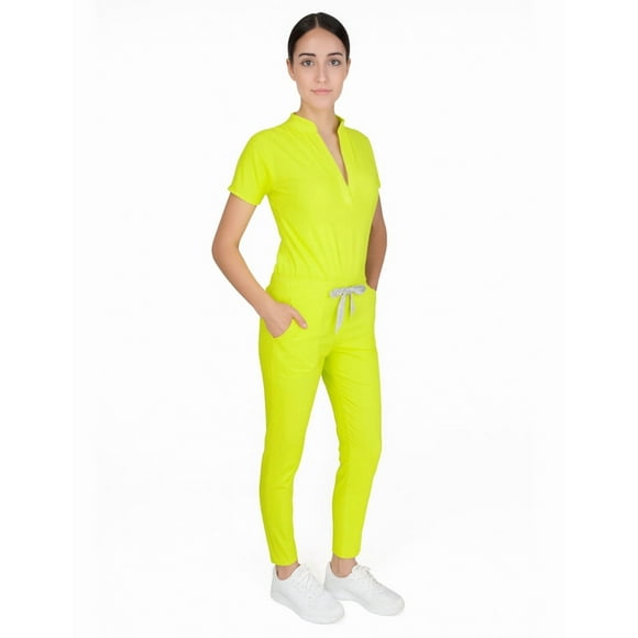 Scrubs Médicos Mujer | Uniformes para Doctoras y Enfermeras M15 VERDE MANZANA MED