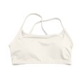 thumbnail image 3 of Meih Women 2 Pieces Workout Sets Padded Spaghetti Straps Yoga Cami Tops Mid Waist Elastic Waist Shorts Ladies Running Gym Fitness Sets 0713LiWhite L, 3 of 7
