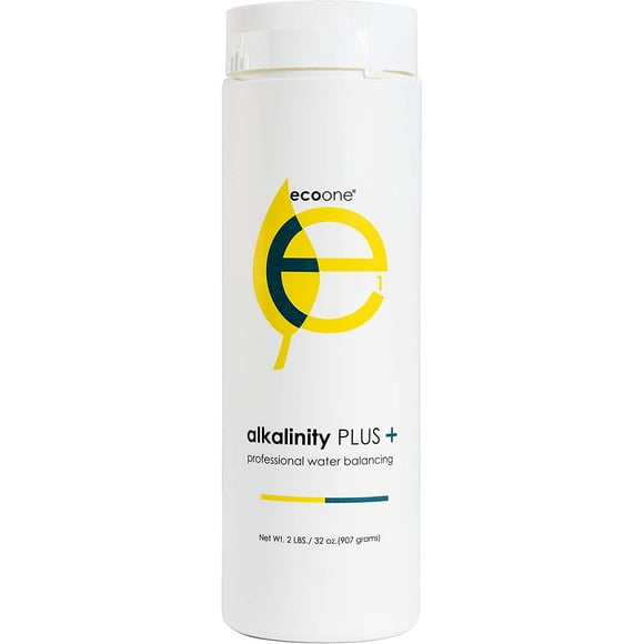 EcoOne Alcalinity Plus+ Spa & Piscine Équilibrage Professionnel de l'Eau Augmente le Niveau d'Alcalinité Tout-Naturel & Eco