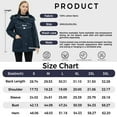 thumbnail image 6 of WenVen Women's Winter Jacket Windrproof Winter Coat Warm Puffer Jacket with Hood Blue S, 6 of 8