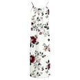 thumbnail image 4 of Aimik Summer Cami Maxi Dress for Women Stylish Print Loose Straight Beach Maxi Dress Full Length Oversized Fit Dress, 4 of 6