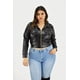 thumbnail image 5 of Chamarra corta de vinipiel Roman Fashion /Tallas Extras, 18048 (Negro) negro 38, 5 of 7