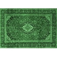 thumbnail image 1 of Ahgly Company Indoor Rectangle Persian Emerald Green Traditional Area Rugs, 2' x 3', 1 of 4