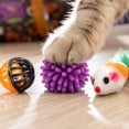 thumbnail image 2 of NovaStitch Halloween Cat Tunnel Toy Set Foldable Spider Ghost Pumpkin Print Play Tube with Feather Teaser Wand Cat Toy for Indoor Cats Kittens Interactive Exercise Pet Supplies, 2 of 6
